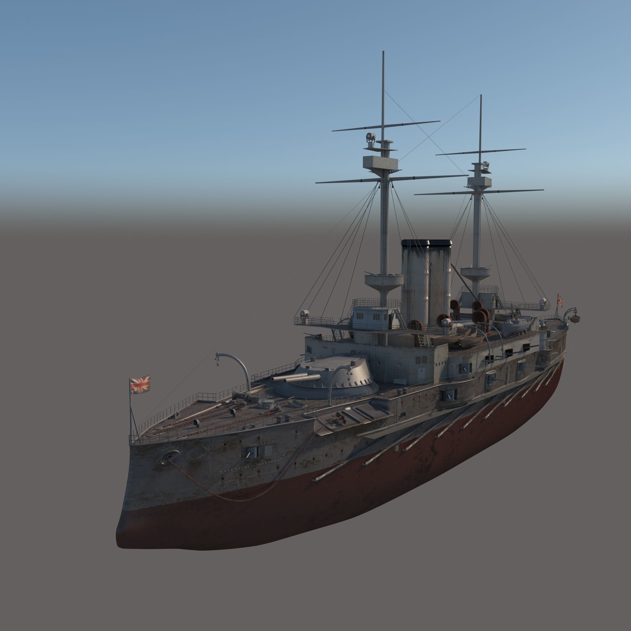 HMS OCEAN 3D model_2