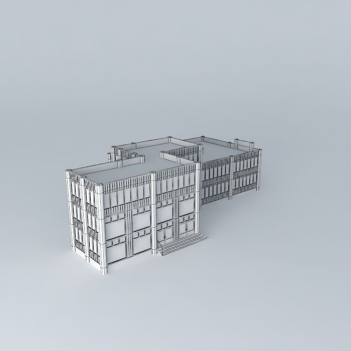 Train Station Free 3D model_3