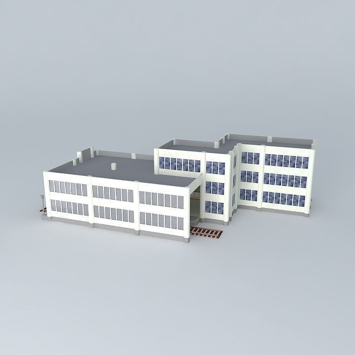 Train Station Free 3D model_1