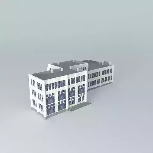 Train Station Free 3D model