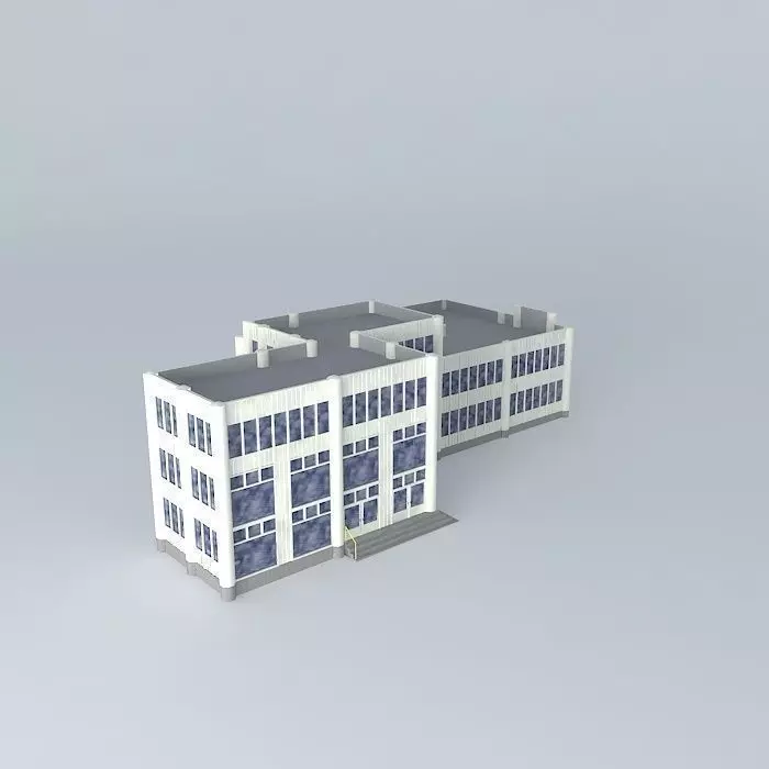 Train Station Free 3D model_0