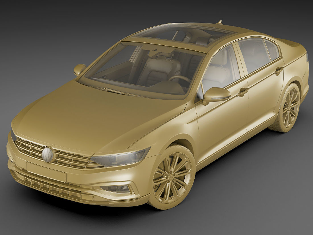 VW Passat 2020 3D model_15