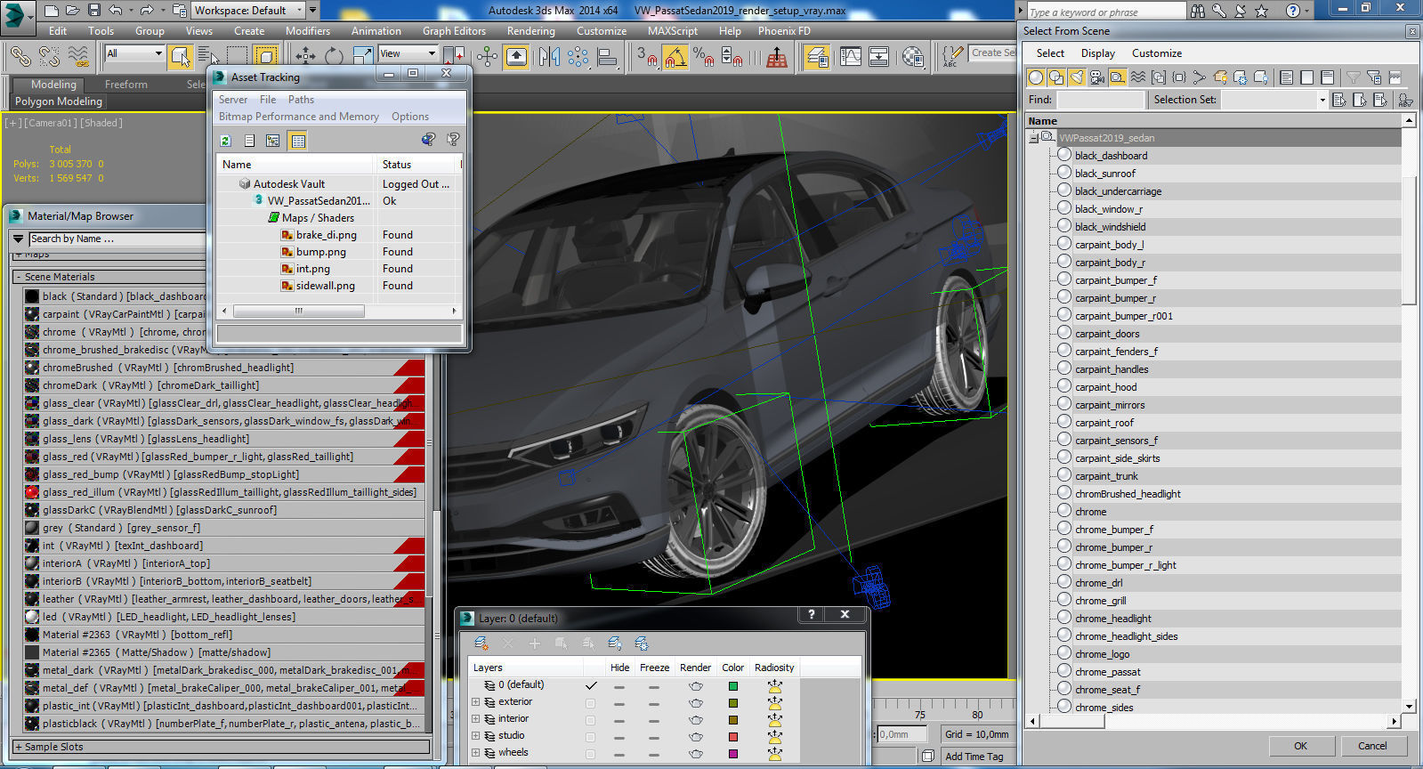 VW Passat 2020 3D model_22