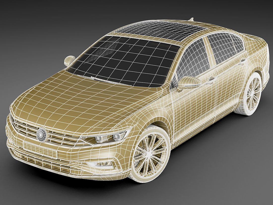 VW Passat 2020 3D model_19