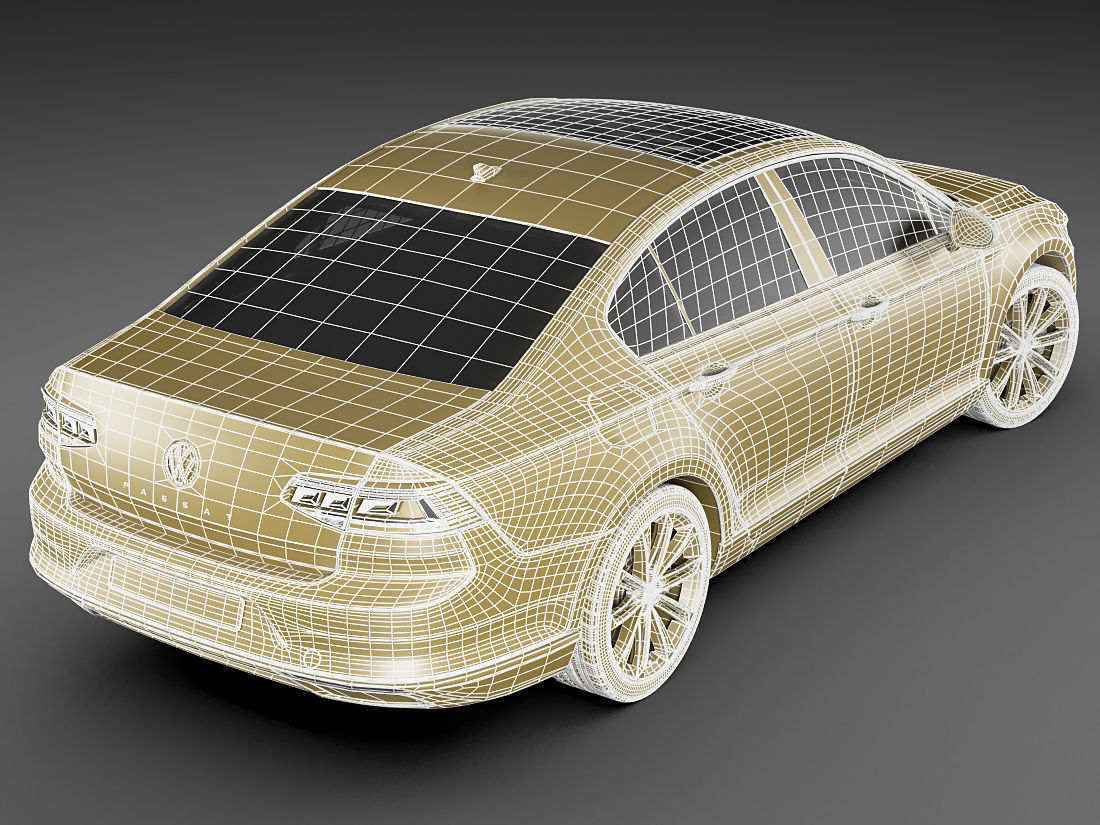 VW Passat 2020 3D model_20