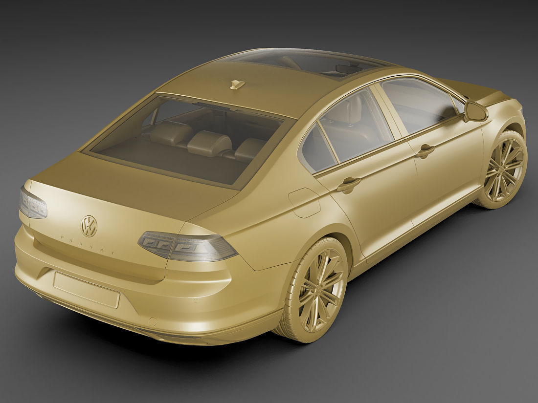 VW Passat 2020 3D model_16