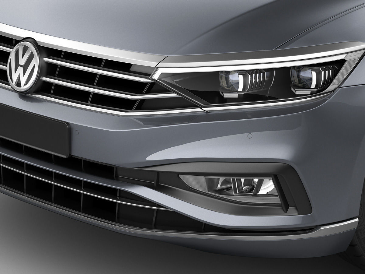 VW Passat 2020 3D model_3