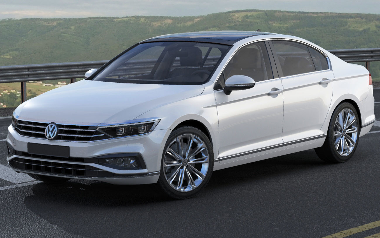 VW Passat 2020 3D model_13