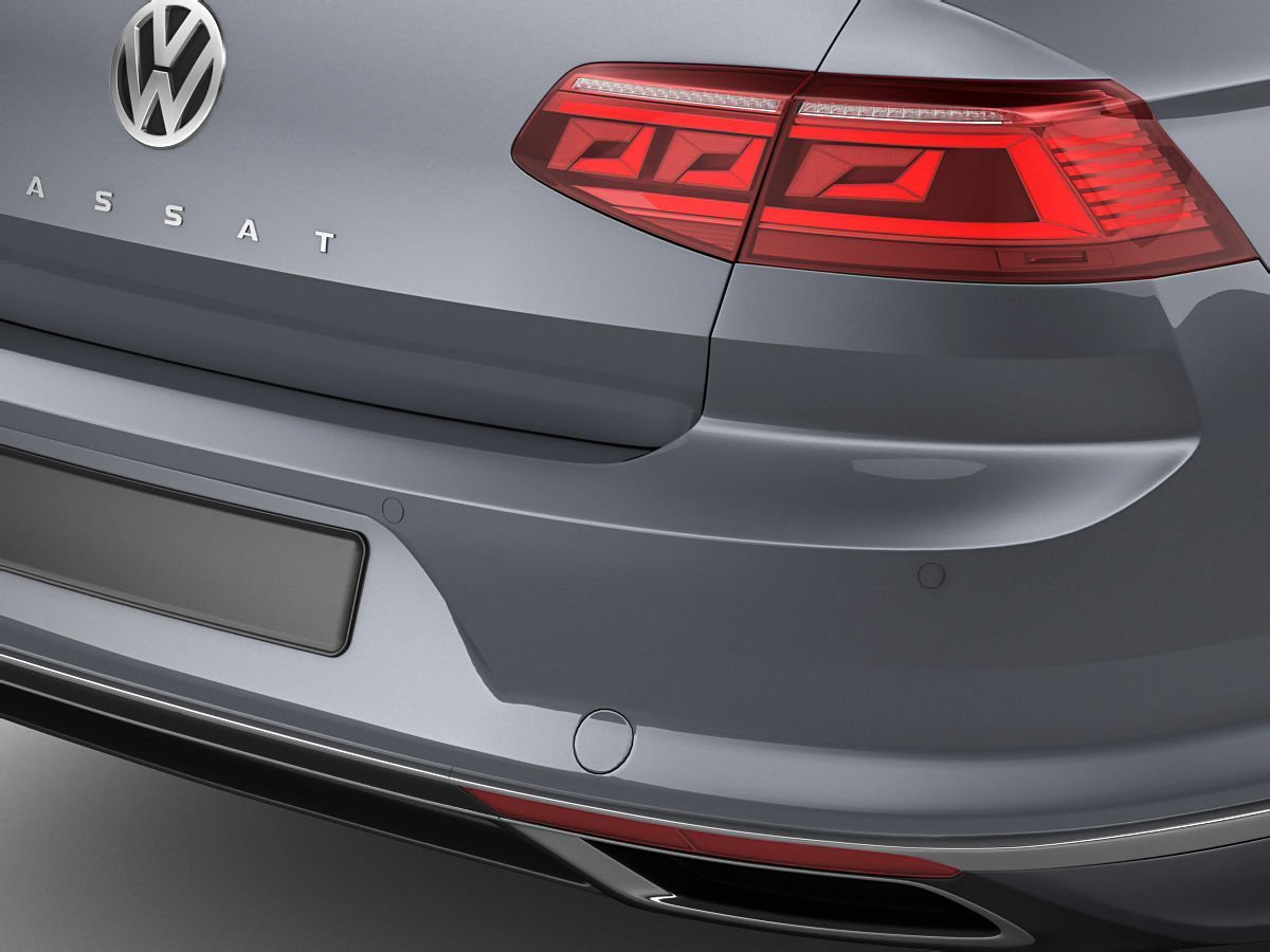 VW Passat 2020 3D model_4