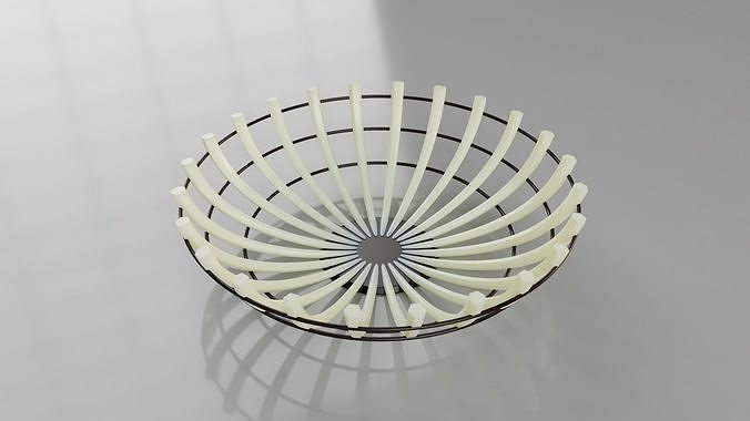 Bowl for Fruits Free 3D print model