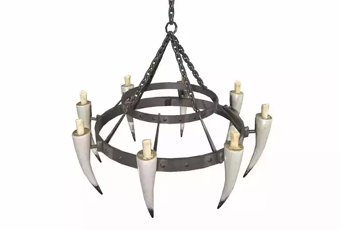 Iron Chandelier PBR
