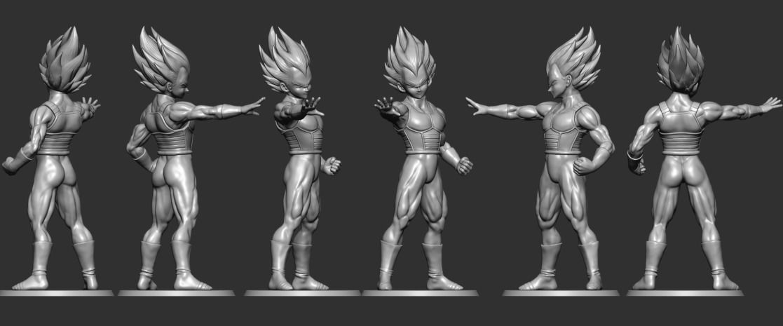 Vejiita Fan Art for 3DPrint 3D print model_3