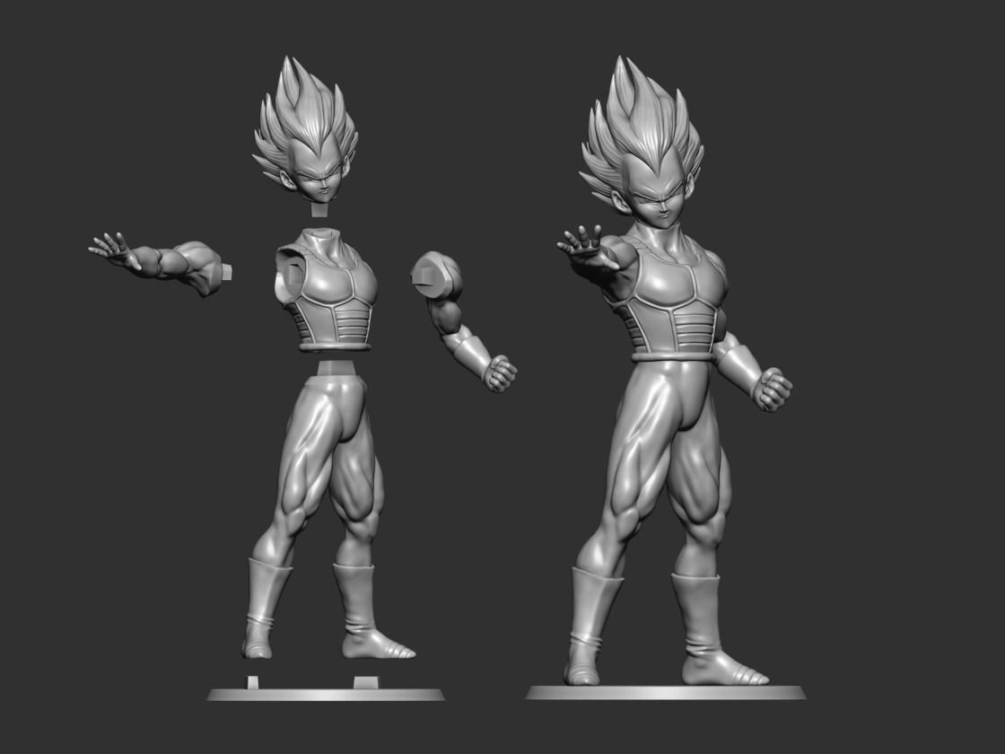 Vejiita Fan Art for 3DPrint 3D print model_4