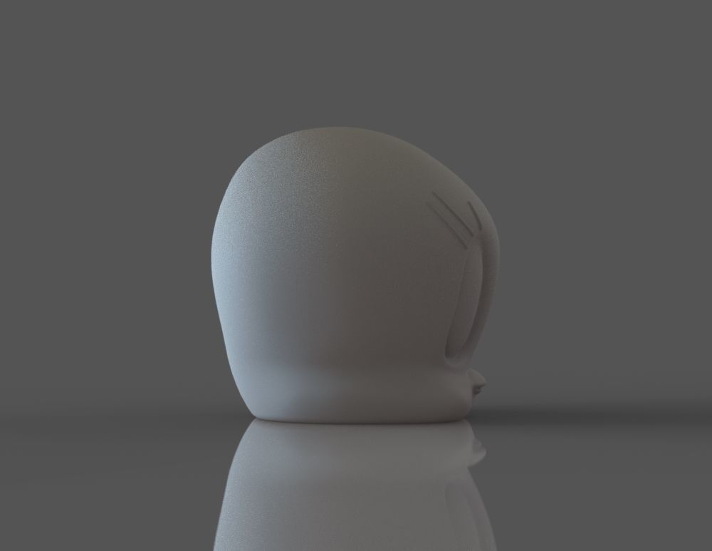 Tweety Bird head 3D print model_6