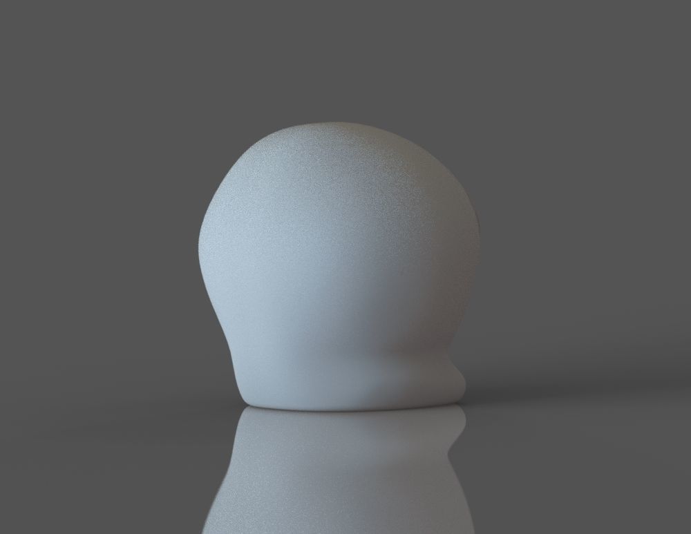 Tweety Bird head 3D print model_5