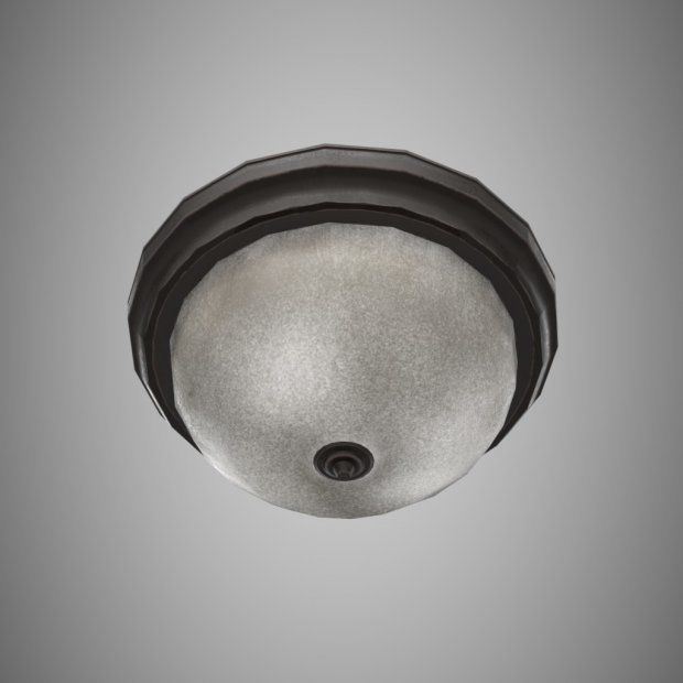 Ceiling Light Low-poly 3D model_3