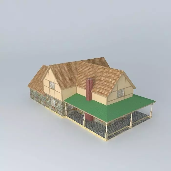 Another farmhouse Free 3D model_0