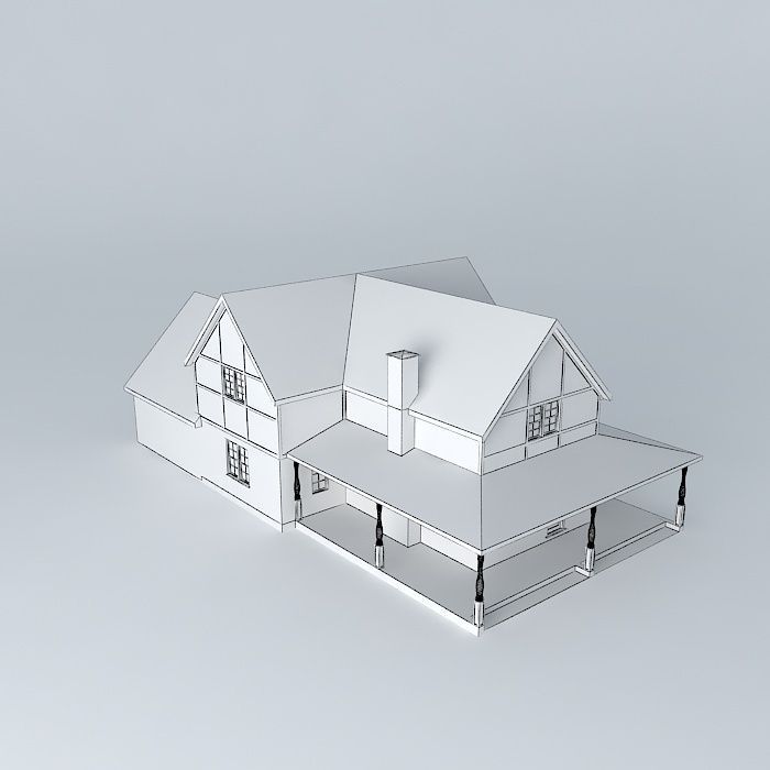 Another farmhouse Free 3D model_3