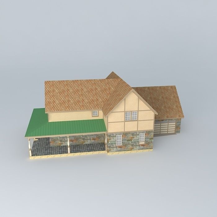 Another farmhouse Free 3D model_2