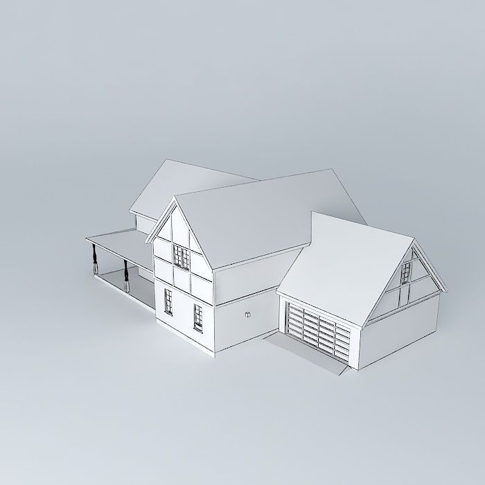 Another farmhouse Free 3D model_4