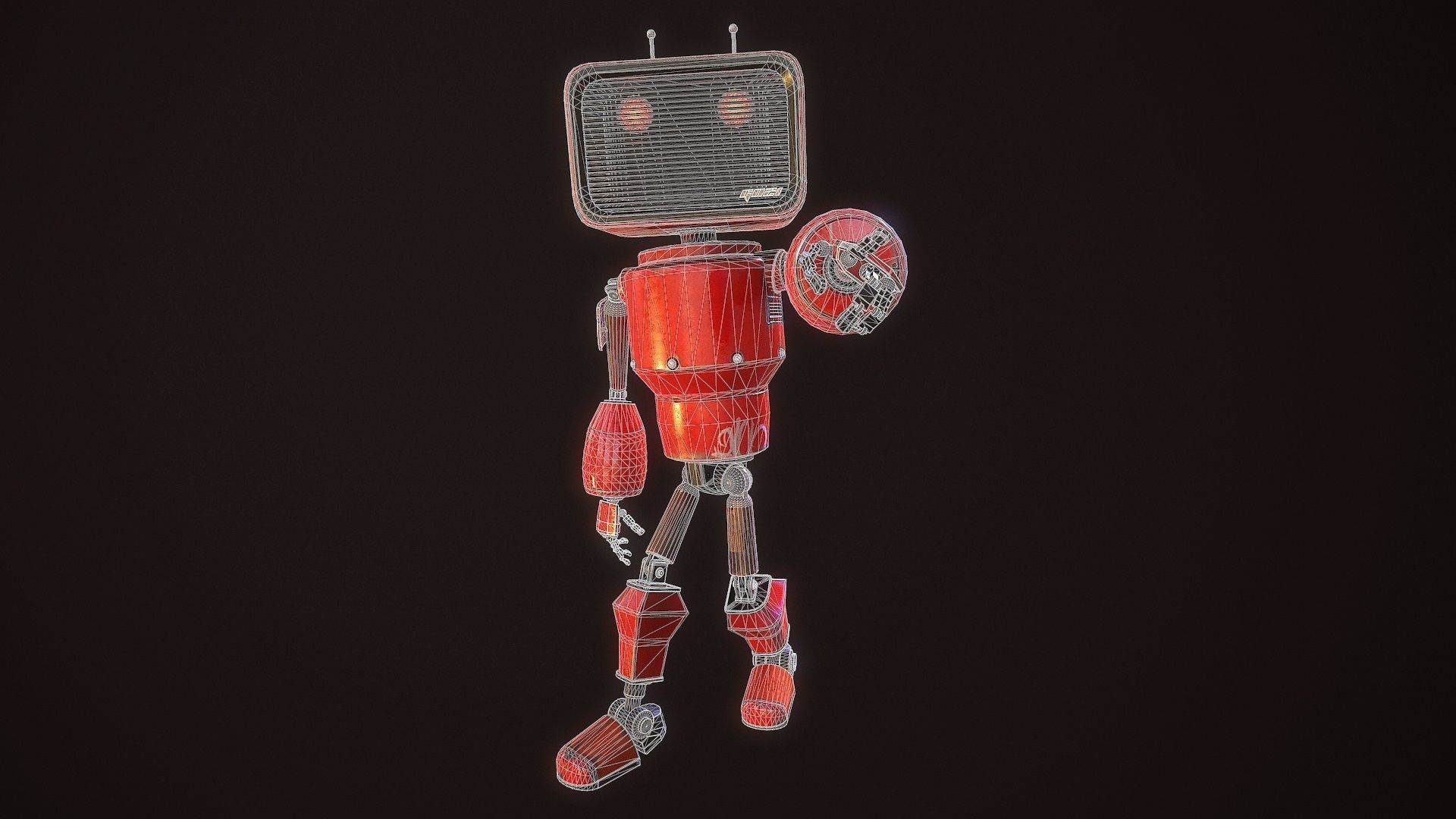 my little android G021 Low-poly 3D model_36