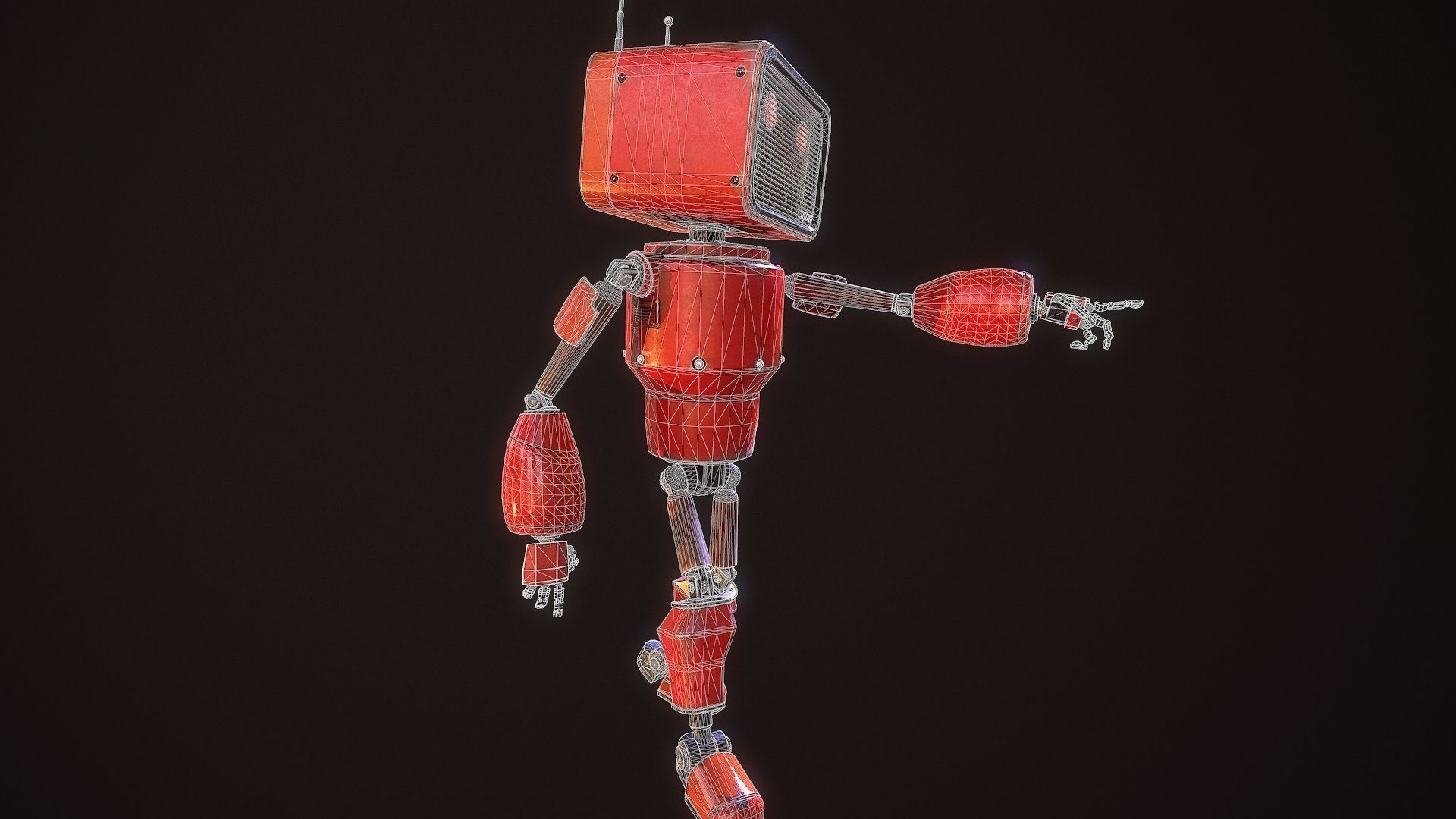 my little android G021 Low-poly 3D model_44