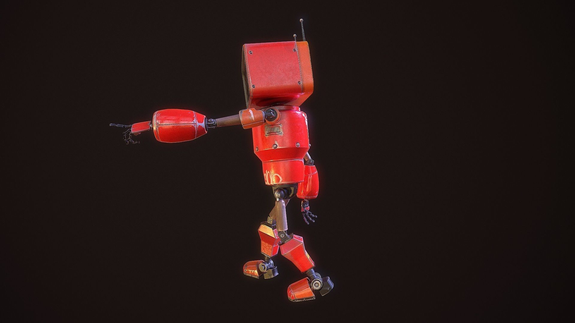 my little android G021 Low-poly 3D model_18