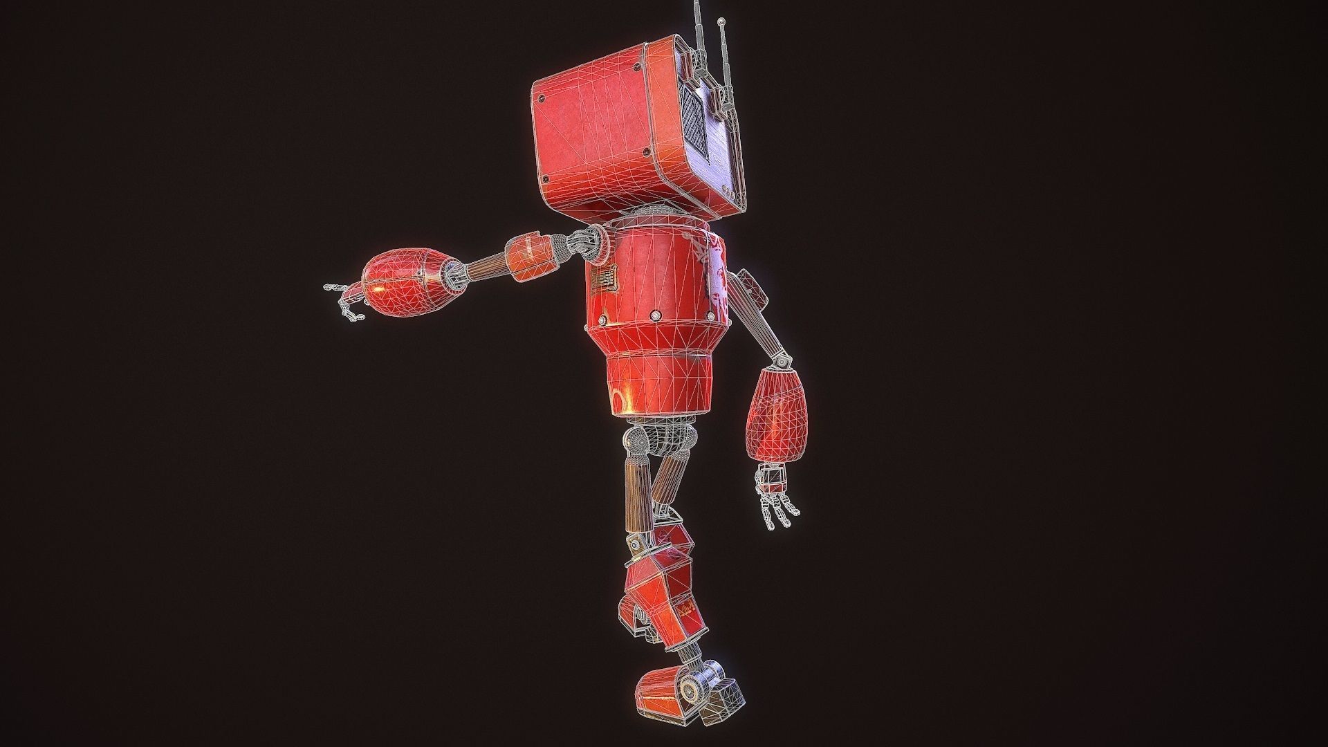 my little android G021 Low-poly 3D model_39