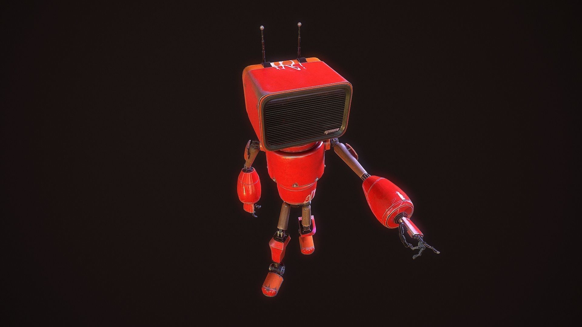 my little android G021 Low-poly 3D model_25