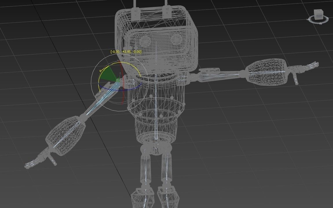 my little android G021 Low-poly 3D model_45