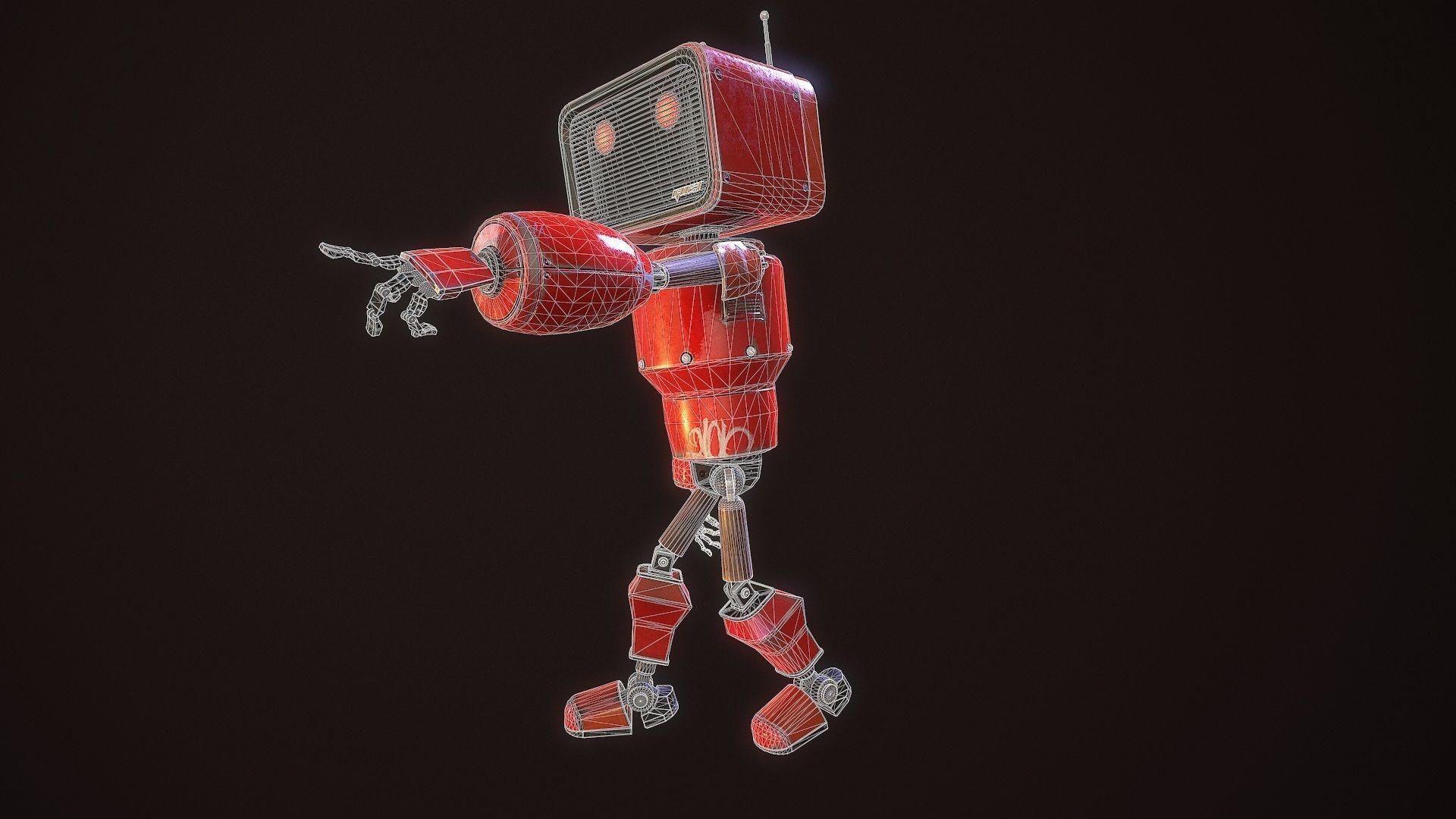 my little android G021 Low-poly 3D model_37