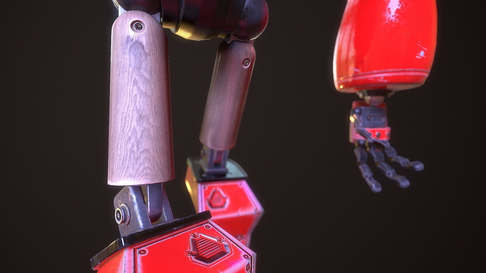 my little android G021 Low-poly 3D model_33