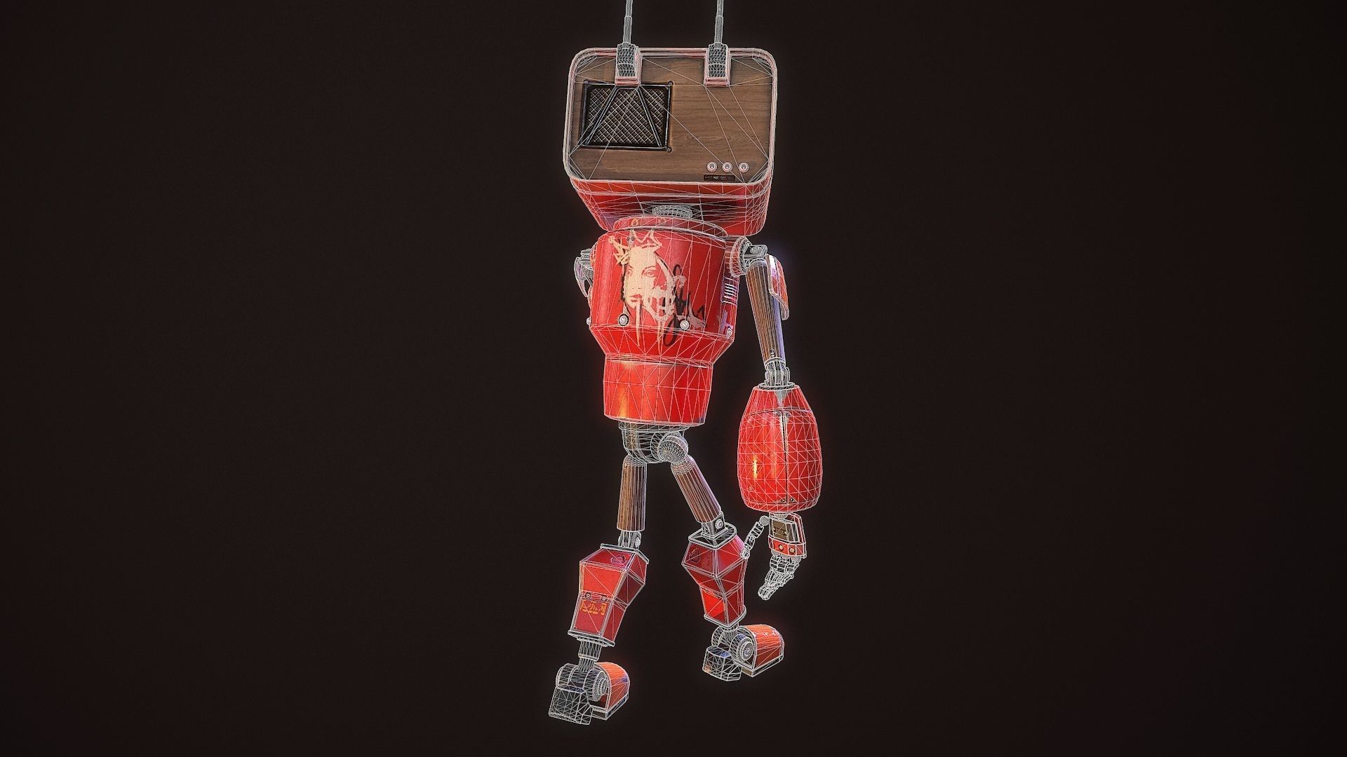 my little android G021 Low-poly 3D model_41