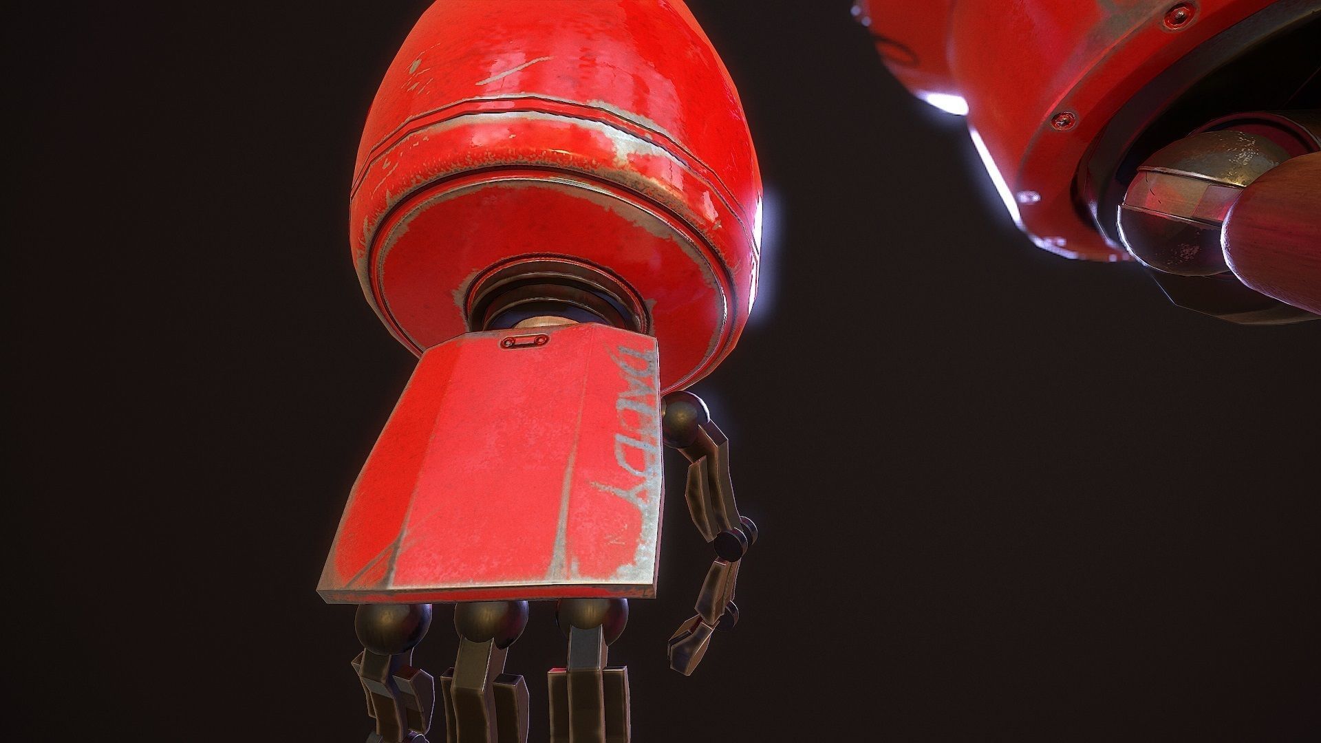 my little android G021 Low-poly 3D model_31