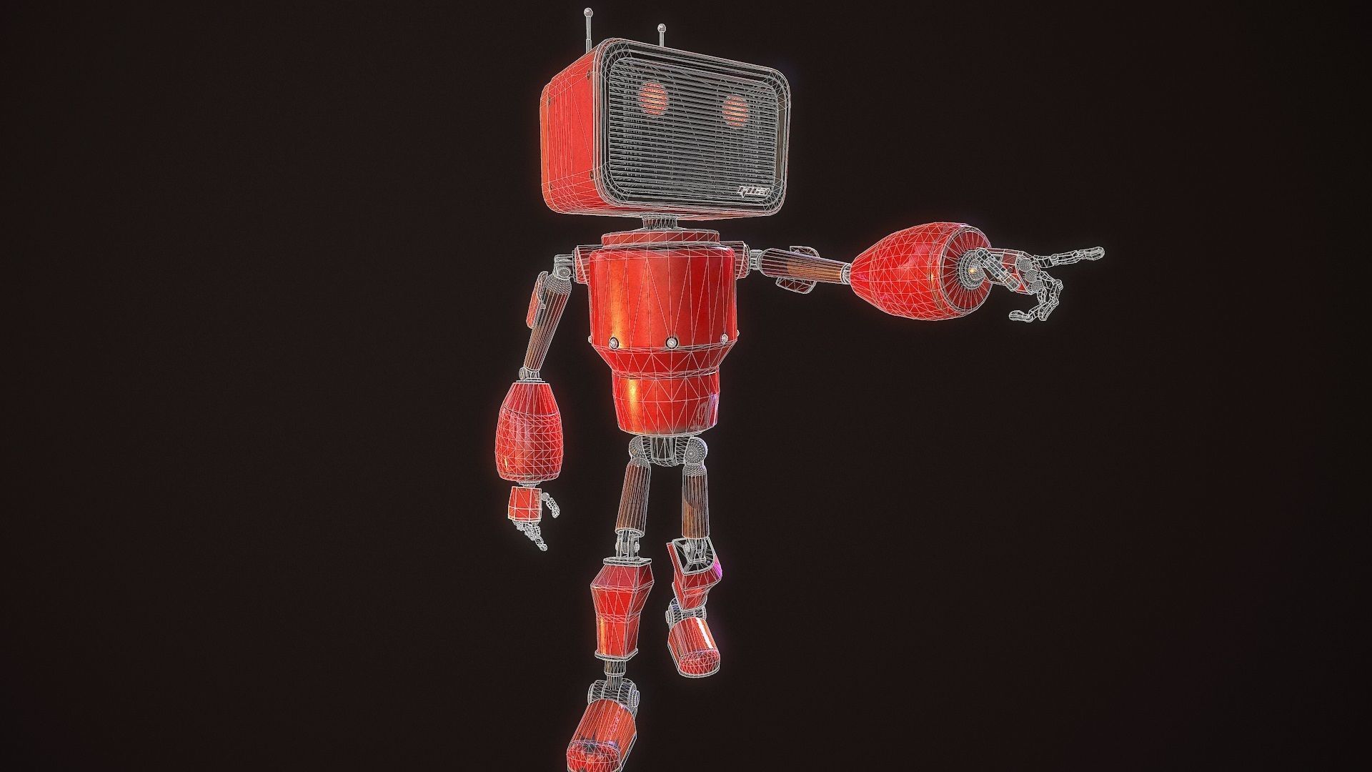 my little android G021 Low-poly 3D model_35