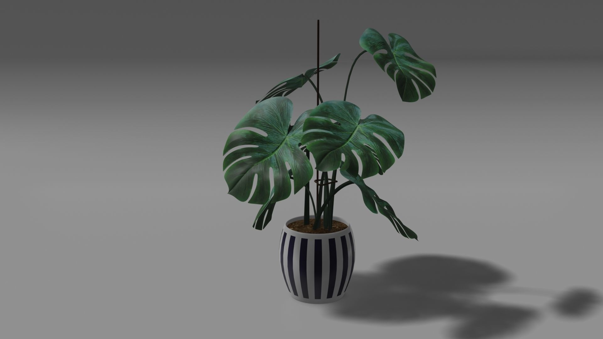 Flower plant 3d model 3D model_1