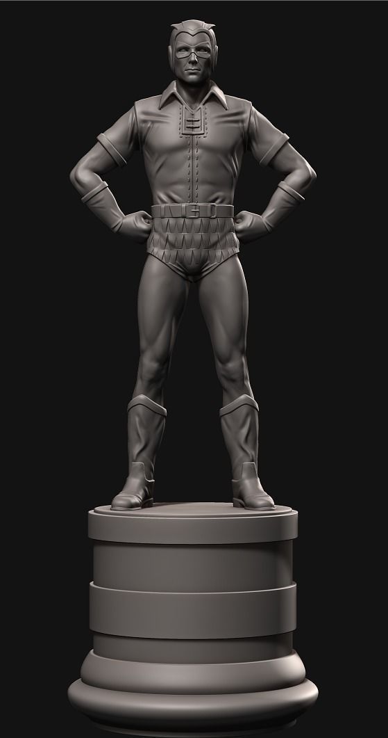 Watchmen statue 3D print model_3