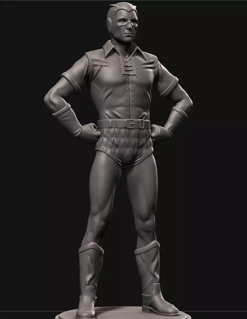 Watchmen statue 3D print model_0