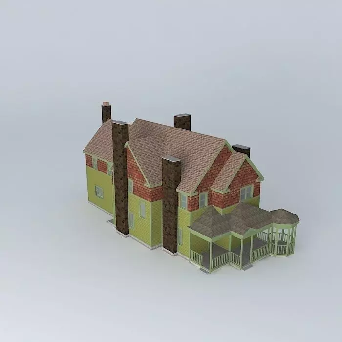 1889 House updated - barely Free 3D model