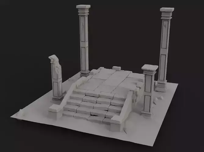 Old ruin 3D model