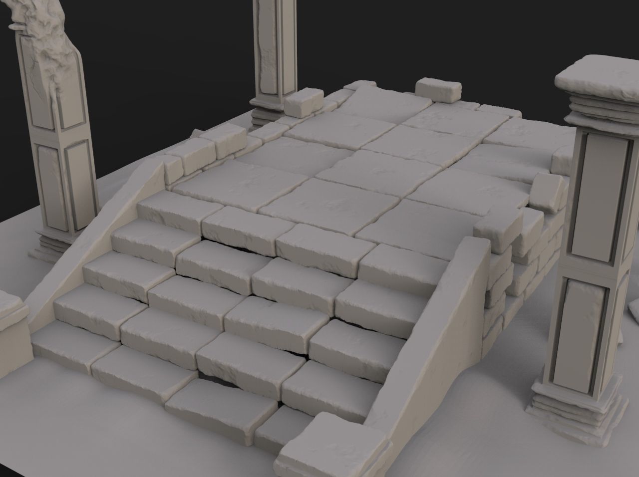 Old ruin 3D model_6
