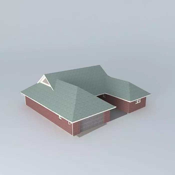 Brick House Free 3D model