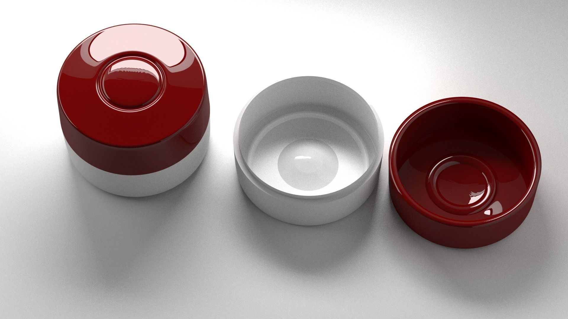 Cream Container 2 3D model_2