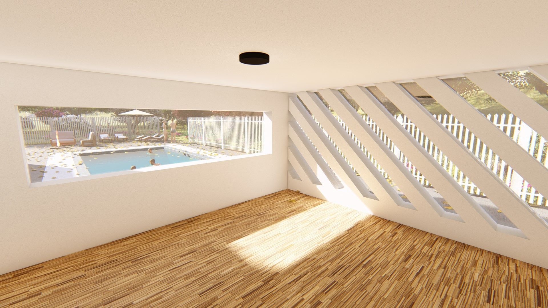 Realistic Modern House Model  Low-poly 3D model_42