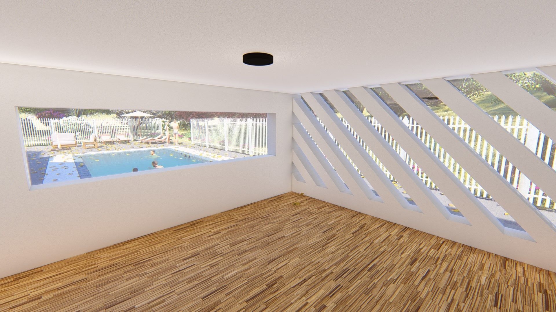 Realistic Modern House Model  Low-poly 3D model_41