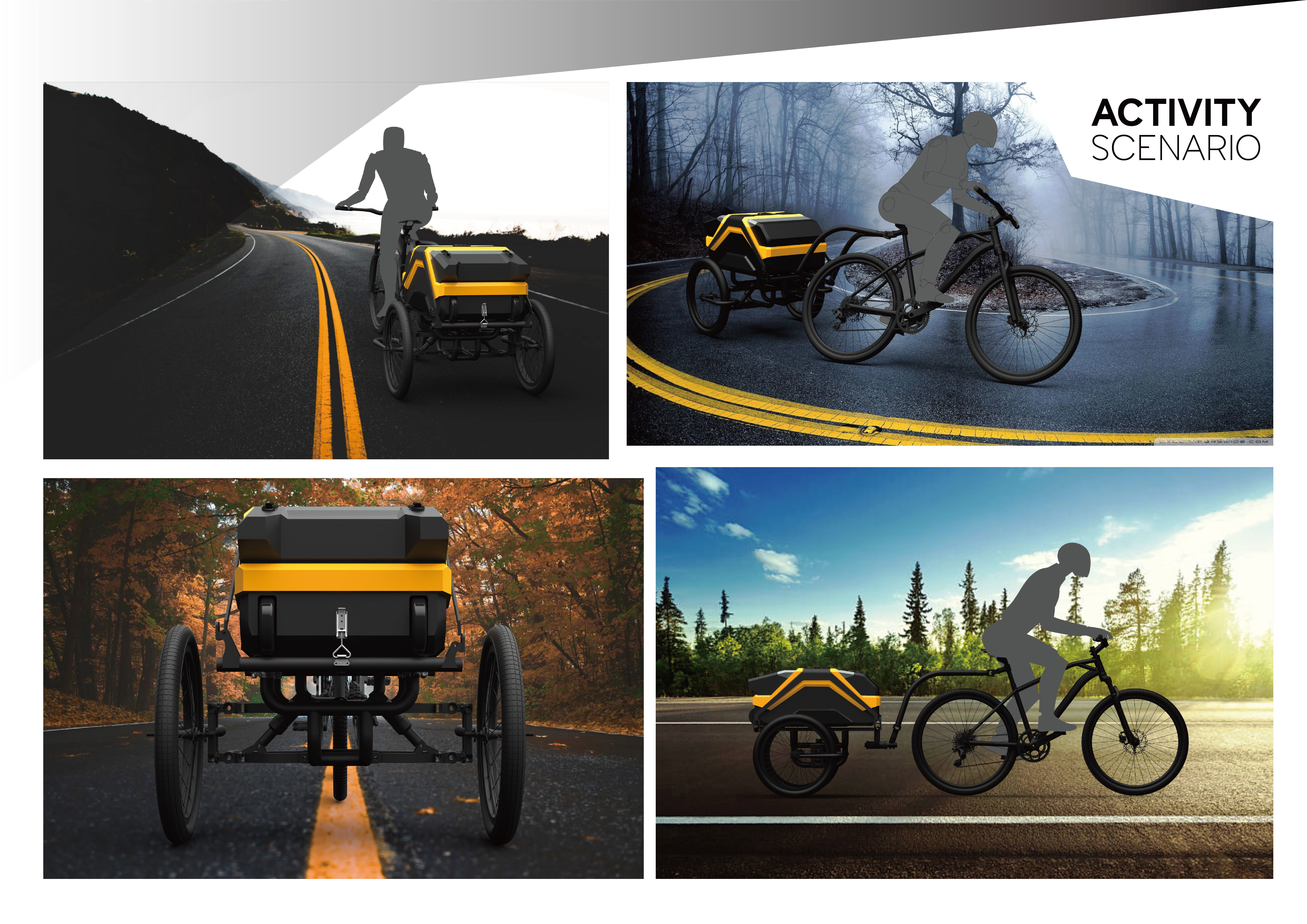 BICYCLE TRAILER ACTUAL DIMENSION 3D model_6