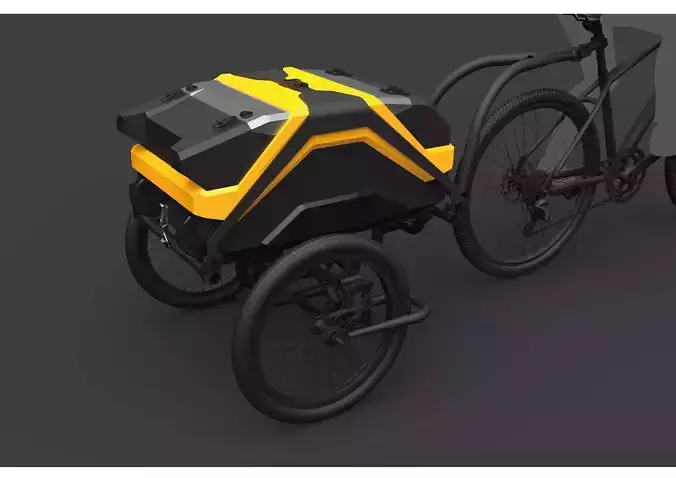BICYCLE TRAILER ACTUAL DIMENSION