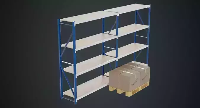 Boxes Pallet And Shelf 1A
