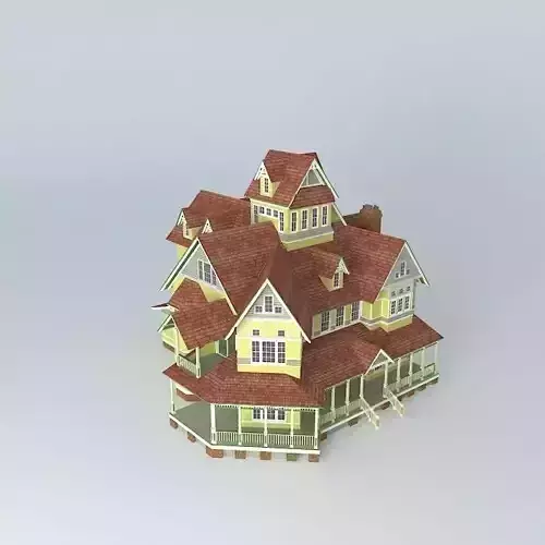 Victorian house update Free 3D model