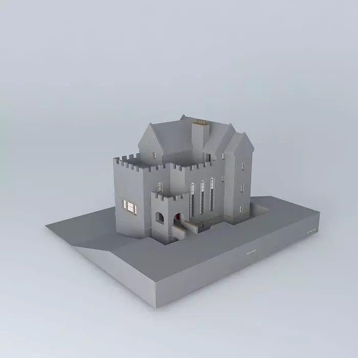 Norman Keep Free 3D model_0